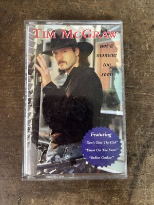 Not a Moment Too Soon by Tim McGraw (Cassette, Mar-1994, Curb)