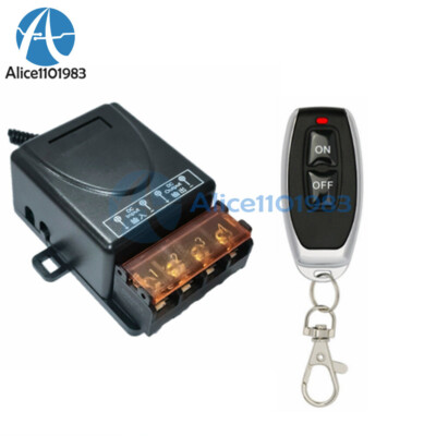 DC 8-72V 433mhz   Remote Control Switch 30A Relay Control Power Switch #A6-36