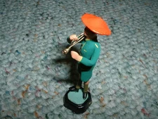 Unknown Maker approx 54mm East Indian band figure playing instrument Lot 1