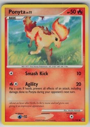 Ponyta 71/100 Diamond & Pearl Stormfront Common