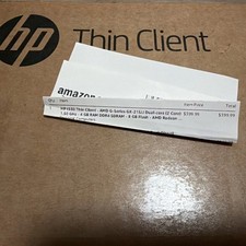 HP t530 Thin Client Desktop PC, AMD GX-215JJ, 1.50GHz, 4GB RAM, 8GB Flash