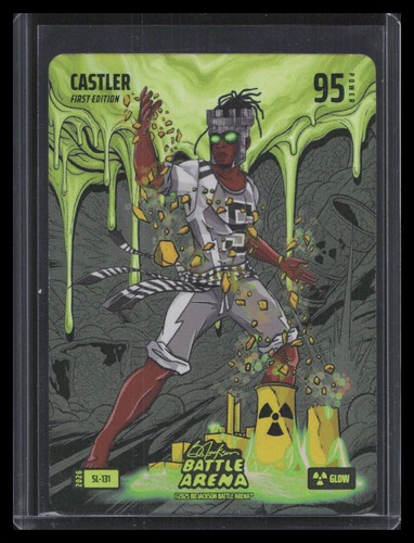 2026 Bo Jackson Battle Arena Castler SL-131 Slime Glow SP Case Hit Foil Stephon