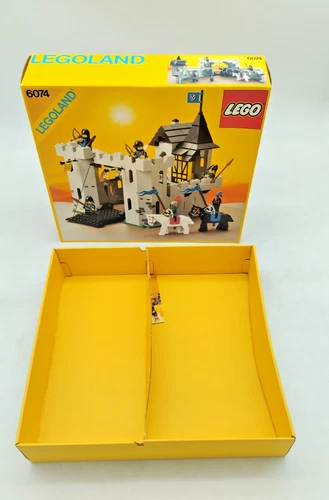 LEGO 6074 Black Falcon's Fortress BOX EMPTY ONLY ORIGINAL BOX Vintage Retro Castle Knights