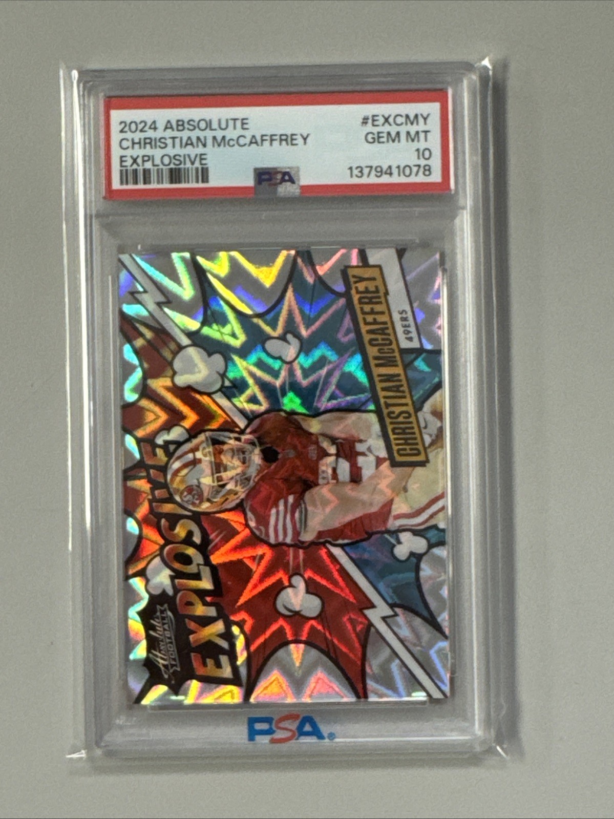 2024 Absolute Christian McCaffrey Explosive Psa 10
