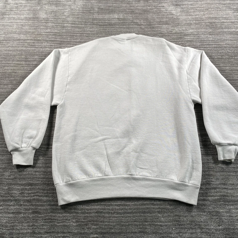 Sudadera De Colección Montana Para Hombre Grande Blanca Cimarrón Oveja Gráfico Jerzees Años 90 Foto 2 de 4