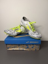 Brooks Wire V6 track spikes Unisex UK 8.5 Green/grey