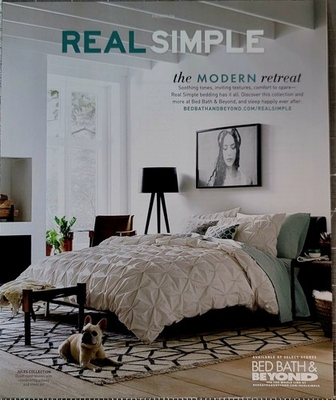 #ad 2014 Print Ad Bed Bath amp; Beyond Pet dog Terrier big comforter huge bedroom $8.74
