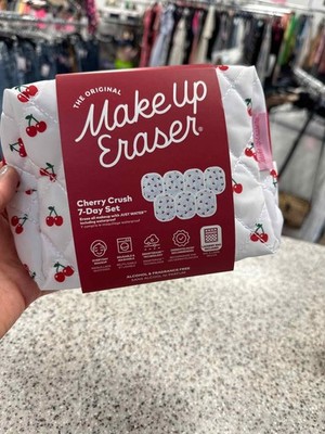The Original Make Up Eraser, 7 Day Set in Cherries Print