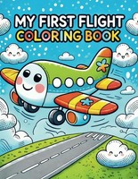 Toddler Airplane Coloring Book | Fun Travel Activity For Kids Ages 2-4
