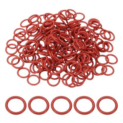 200 Stück AS-012 Silikon O-Ring 70A Härtegrad 3/8'' ID 1/2'' OD 1/16'' Breite