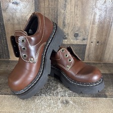 London Underground Alien Women's Sz 6 Boots Soft Leather Grunge Punk Rock Street