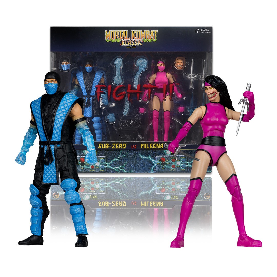 Sub-Zero vs Mileena Mortal Kombat Klassic Deluxe 2-Pack 7