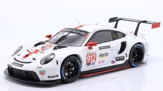 Porsche 911 RSR miniature IXO MODELS 1/18 en métal injecté