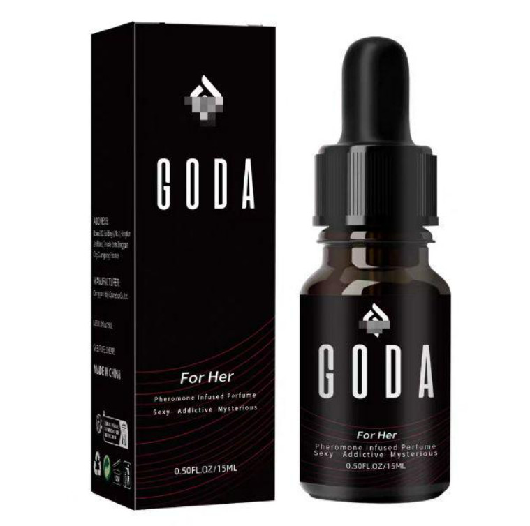 2 Goda For Her Pheromone Infused Perfume 0.5fl oz 15ml Vegan Jasmine Rose,Peony