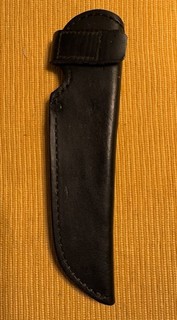 Vintage Black Sheath For Fixed Blade Taylor Seto Surgical Tanto Knife? 7.25”