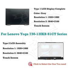 Lenovo Yoga 730-13IKB 81CT004ARM LCD Touch Screen Digitizer Assembly Display
