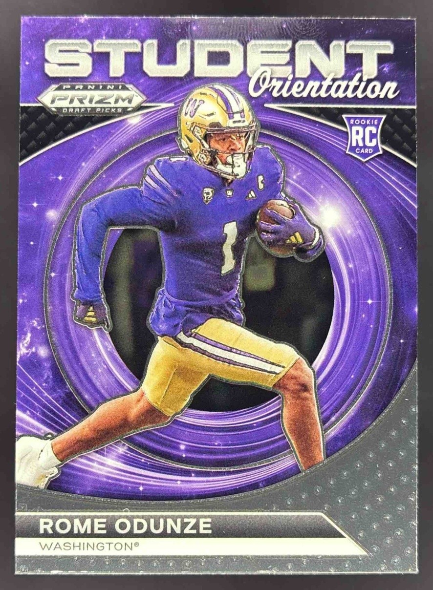 2024 Panini Prizm Collegiate Draft Rome Odunze Student Orientation #SO-RO RC