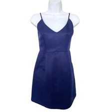 Lulus Blue Sleeveless Mini Skater Party Dress Size MEDIUM