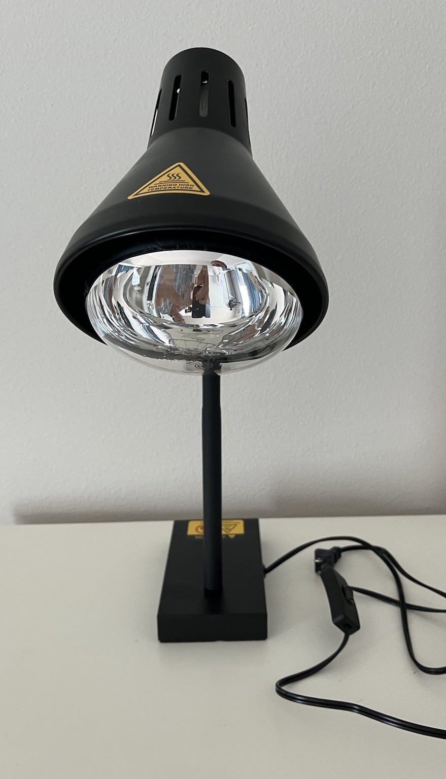 250W Food Warming Heat Lamp - Used Once No Longer Needed