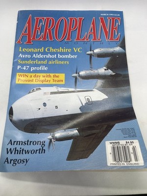 Aeroplane Monthly Magazine March 1993 Issue 239 Armstrong Whitworth VC