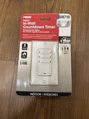 NIP Prime Digital In-Wall Countdown Timer Model #0608718