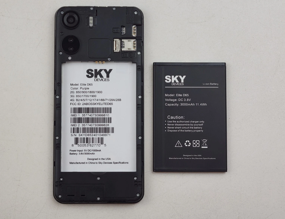 (B-STOCK) SKY Devices Elite D65 - 32GB - (GSM Unlocked) Dual SIM ...