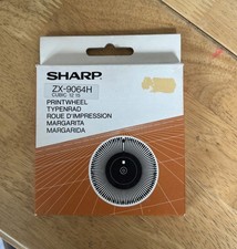 Genuine SHARP Printwheel - CUBIC 12 15 - ZX-9064H Daisy Wheel