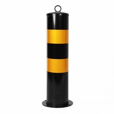 Steel Bollard with Base Plate Permanent for Driveways