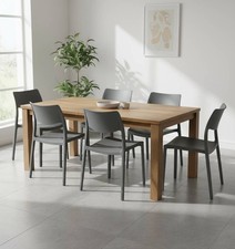 SEDIA IN POLIPROPILENE MODERNA DESIGN ESTERNO ED INTERNO IMPILABILE RESISTENTE