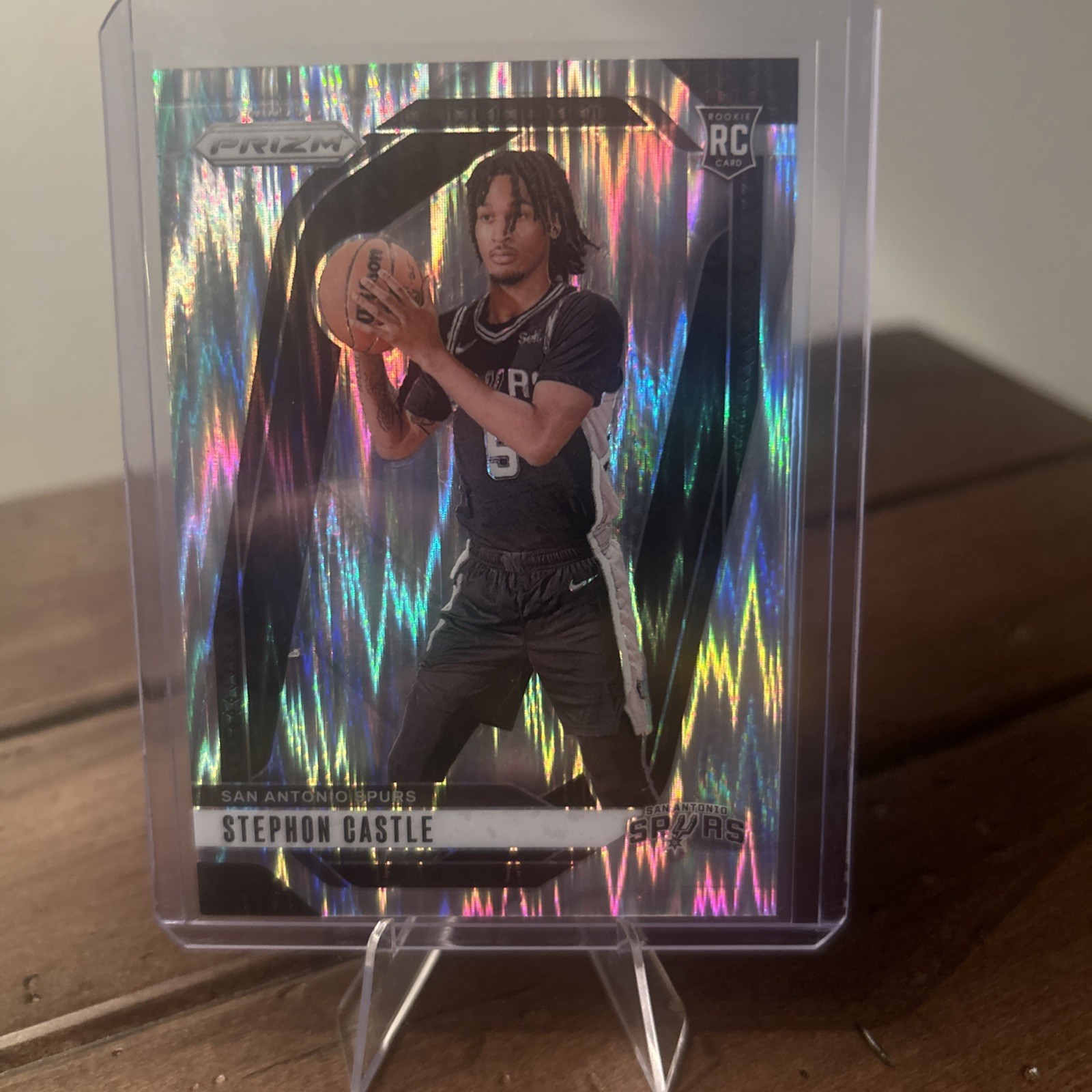 Stephon Castle 2024-25 Panini Prizm Skewed #234 - 103/249 (RC) Spurs