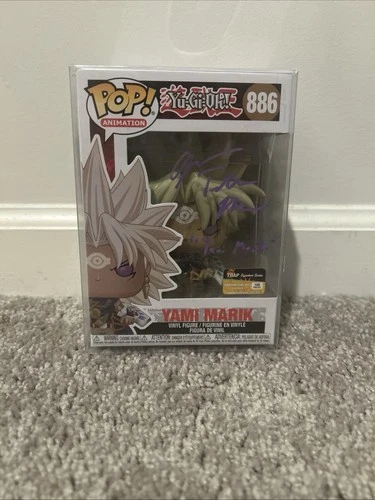 Johnathan Todd Ross Signed Yami Marik Funko Pop. Yu-Gi-Oh. Exclusive. JSA COA