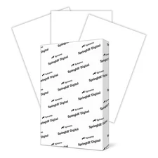 White 11” x 17” Cardstock Paper, 67lb Vellum Bristol, 147gsm, 250 Sheets (1 R...