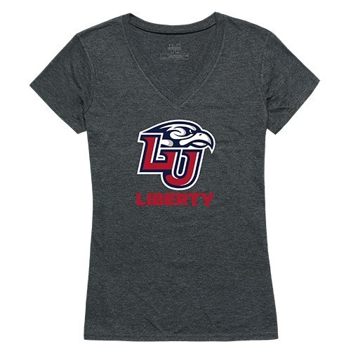 W Republic Liberty University Cinder Tee for Women Charcoal,