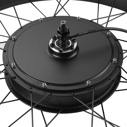 AplusChoice 26"x4" Fat Tire 48V 1000W Ebike Front Wheel Bicycle Conversion Kit - Afbeelding 8 van 9