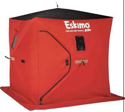 Eskimo 19151 Quickfish 2i Insulated Pop-Up Portable Hub-Style Ice Fishing Shed