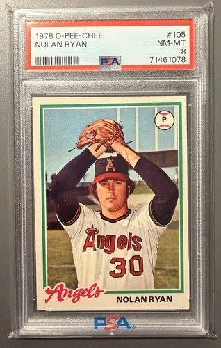 1978 O Pee Chee NOLAN RYAN #105 PSA-8 (NM-MT)
