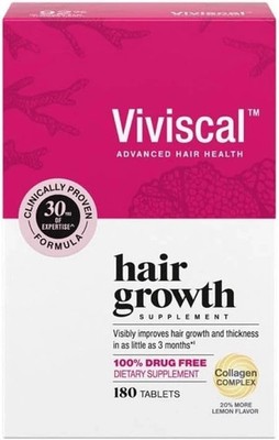Viviscal Maximum Strength Hair Growth Supplements 3 Month Supply | 180 Tablets