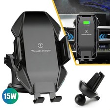 15W Handyhalterung Auto mit Ladefunktion 360°Induktive Ladestation Kfz Ladegerät