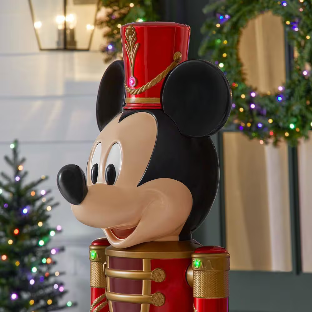 *BRAND NEW* Disney 5 ft Animated Holiday Mickey Mouse Nutcracker Home Depot 2025