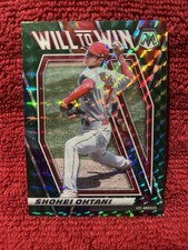 Panini 2021 Mosaic Shohei Ohtani Will to Win Prizm Insert Angels WTW8