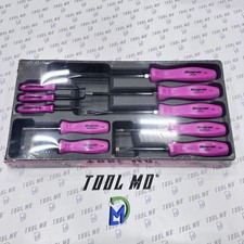 Snap-on Tools Electric Pink 10pc Screwdriver Pocket Prybar Set Sdddpbx100ep