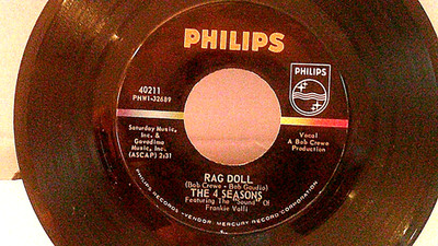 The 4 Seasons,Philips 40211''Rag Doll''US,7''45,1965 classic hit doo wop, Mint-