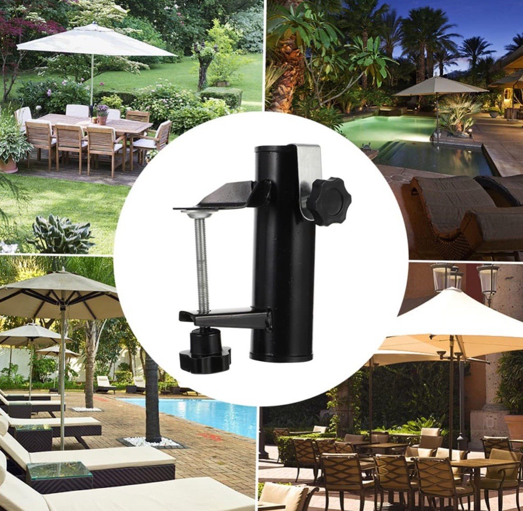 Patio Umbrella Clamp Umbrella Stand Bench Buddy Deck Umbrella Holder Bracket 
