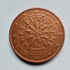 Austria 2 Cent Euro Coin 2005 - Circulated Coin (Circulated)