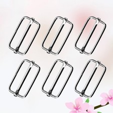  20PCS Slide Belt Connection Roller Buckles Bag Strap Adjustable Metal Pin