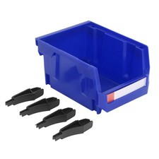 ›Parts Storage Rack Wall Mounted Stackable Shop Tool Bin Screw Organizer