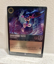Disney Lorcana TCG Darkwing Duck Crime Fighter 174/204 Cold Foil Winterspell
