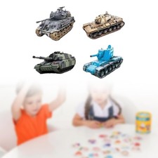 4x carri armati fai -da -te carri armati 4d collezione modello di assemblaggio