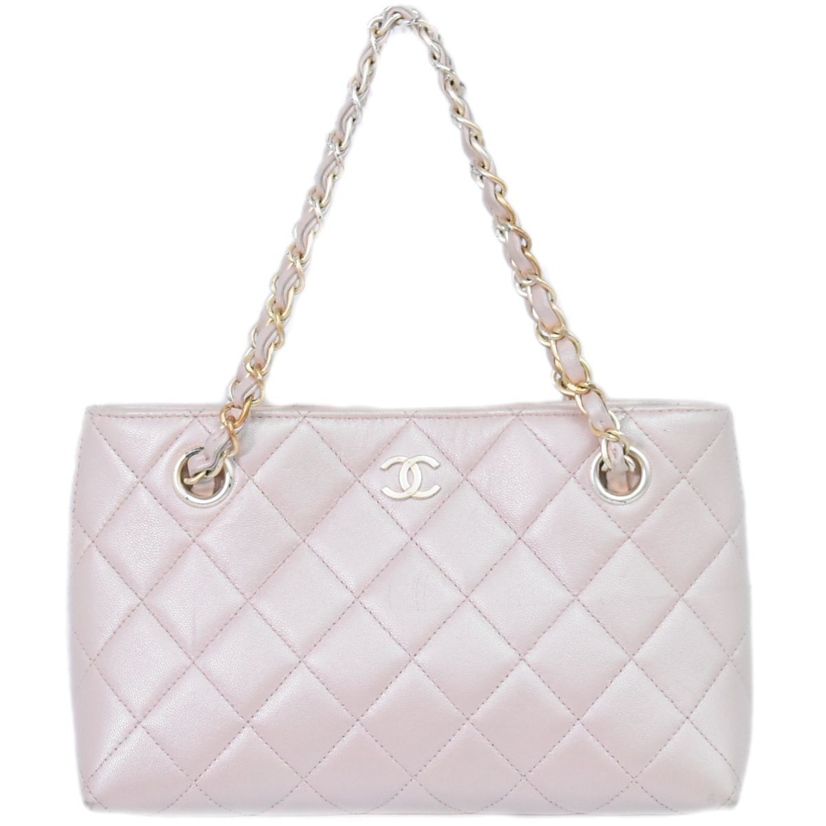 Chanel Coco Mark Matelasse Chain Shoulder Bag Black 258313