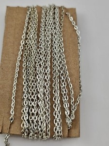 925 Sterling Silver Cable Chain 15 Ft Bulk 2.6mm 39g Jewelry Making